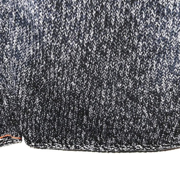 GAP Navy Blue & White Marled Cowl Neck Pullover Knit Sweater Small Women’s - Picture 6 of 11